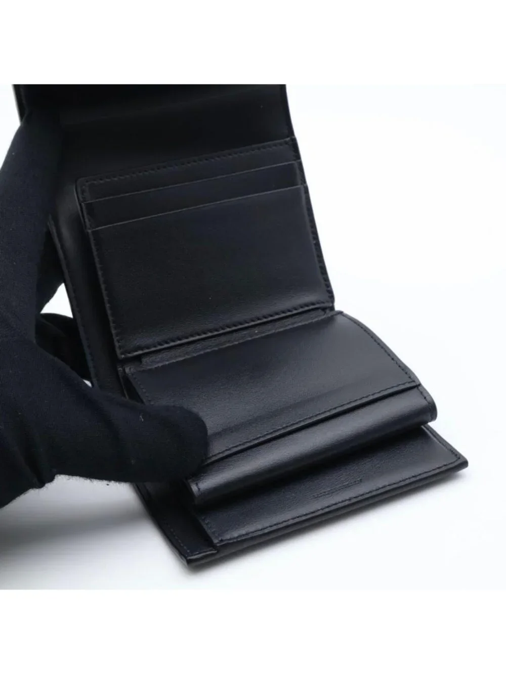 Celine Trifold Wallet Black